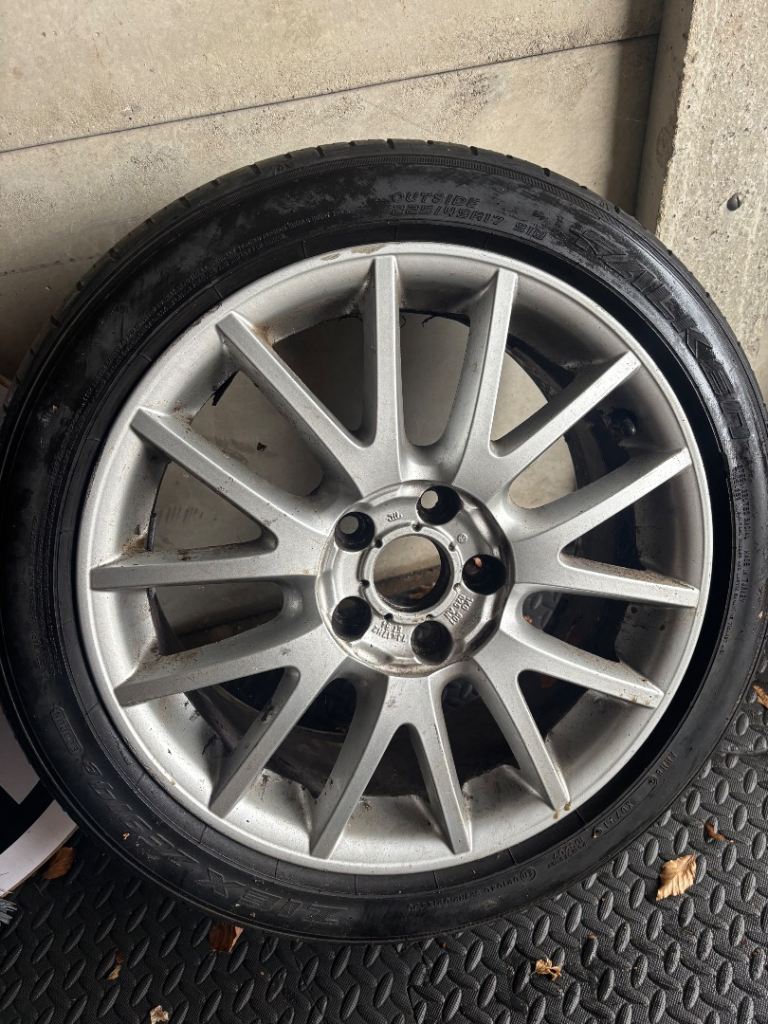 17 inch spare alloy wheel with tyre. 