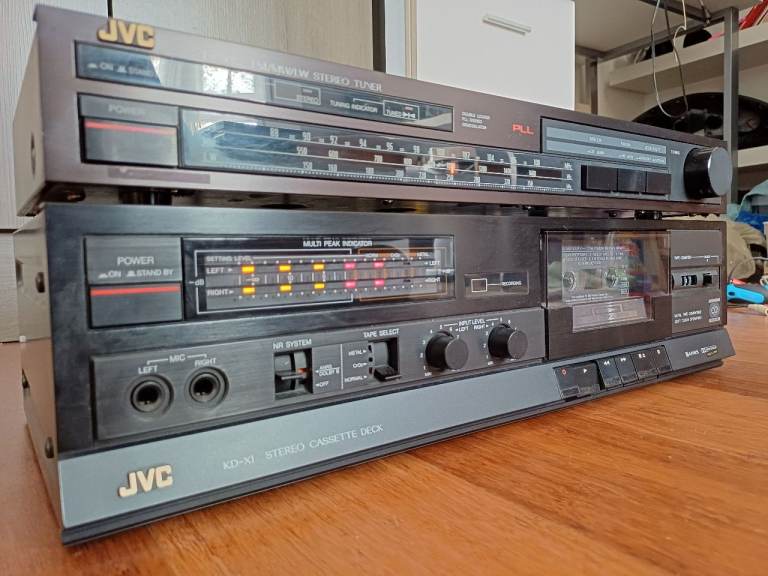 JVC KD-X1B Cassette Player & T-GX1LB Radio Tuner Separates