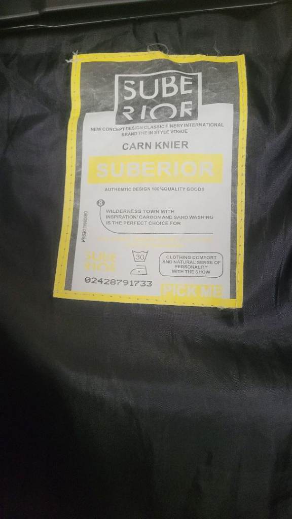 The Hoth Face Carn Knier Puffer Jacket – Black, Good Condition