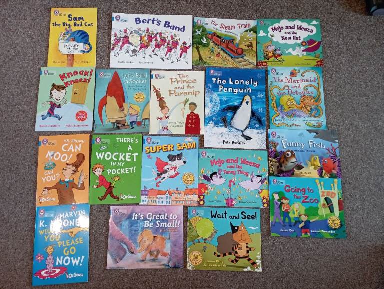 Collins Big Cat Blue Band 4 and Green Band 5