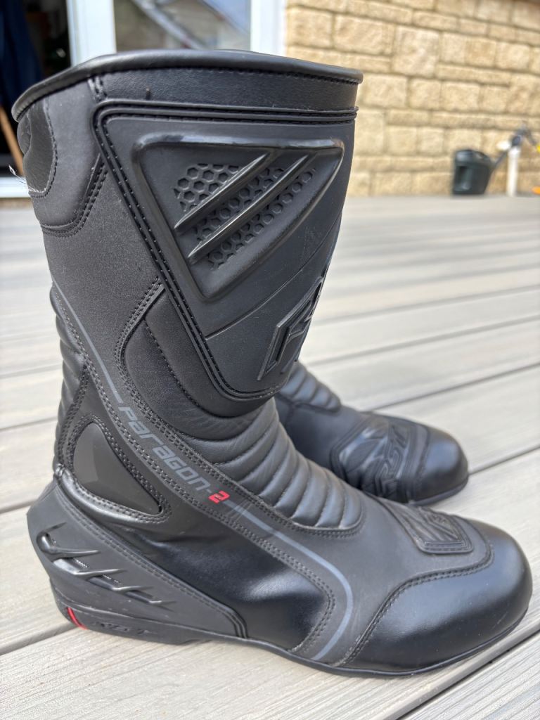 RST Paragon 2 Leather Motorcycle Boots Size 9