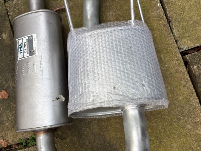 Shogun diamond 3.2 2008 rear 2 sections of exhaust new