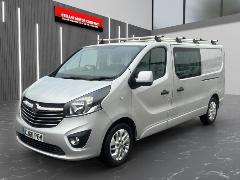 2017 Vauxhall Vivaro 2900 1.6CDTI BiTurbo 125PS Sportive H1 D/Cab PANEL VAN DIESEL Manual