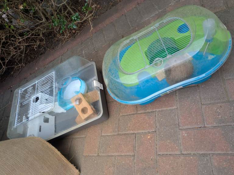 Two Hamster Cages - Good Condition - free