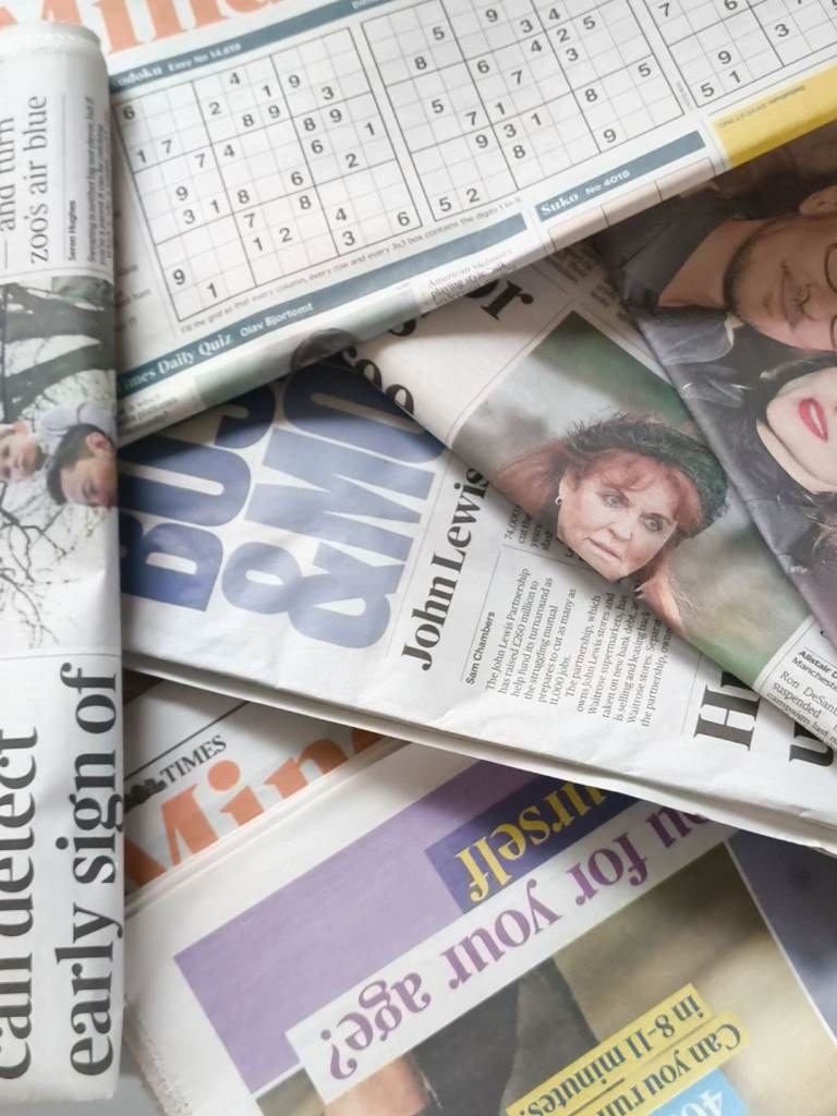 Wanted - Old newspapers - Wanted