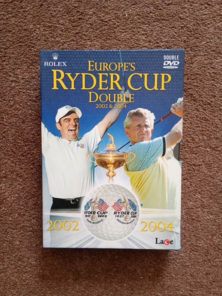 GOLF - EUROPE'S RYDER CUP DOUBLE 2002 & 2004 - 34th & 35th Ryder Cup Box set. - Pristine condition.