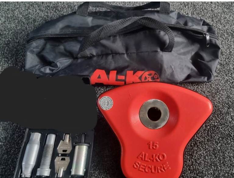 Alko caravan wheel lock 