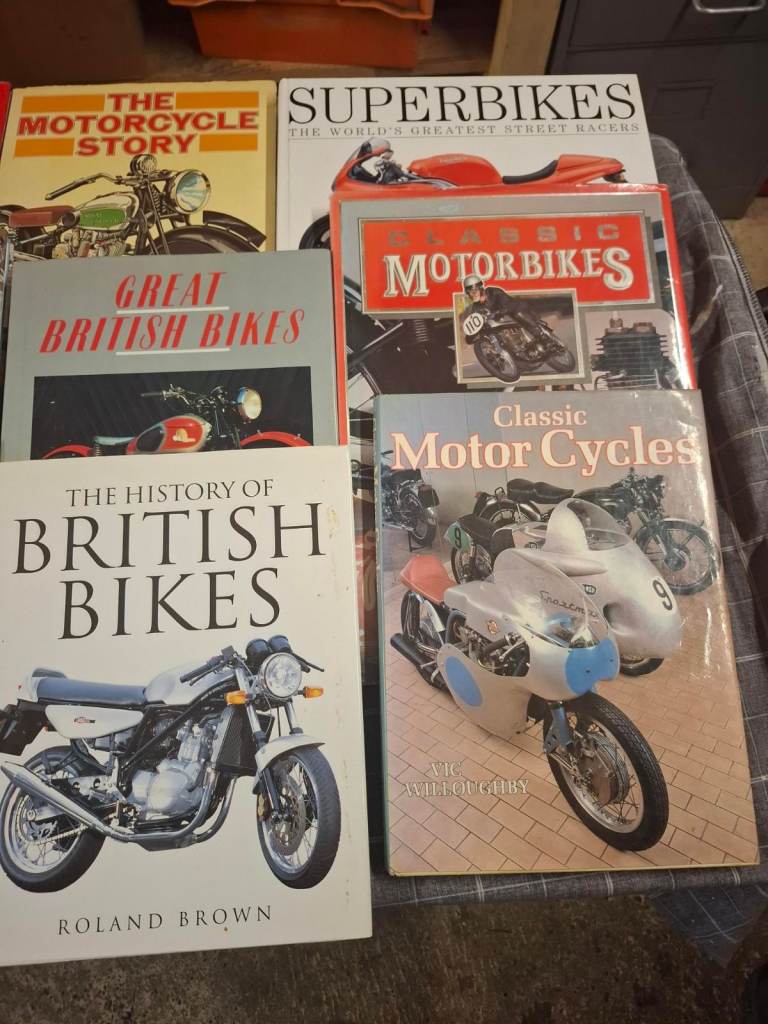 Motorcycle books job lot x 15