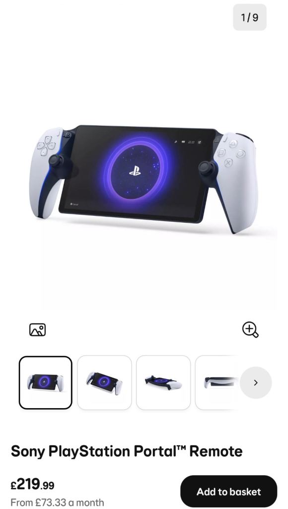 Sony PlayStation Portal Remote – used unboxed