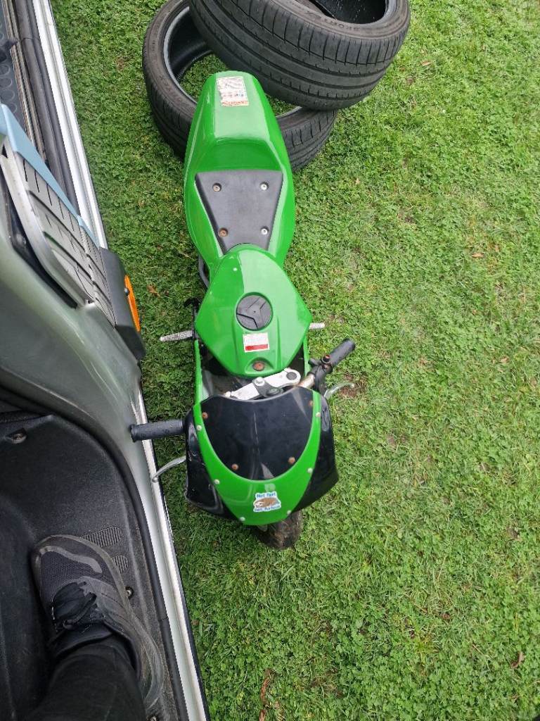 Green mini motor pocket rocked 