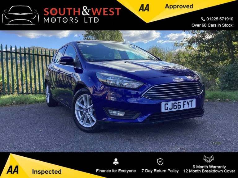 2016 Ford Focus 1.0T EcoBoost Zetec Hatchback 5dr Petrol Manual Euro 6 (s/s) (100 ps) Hatchback P...