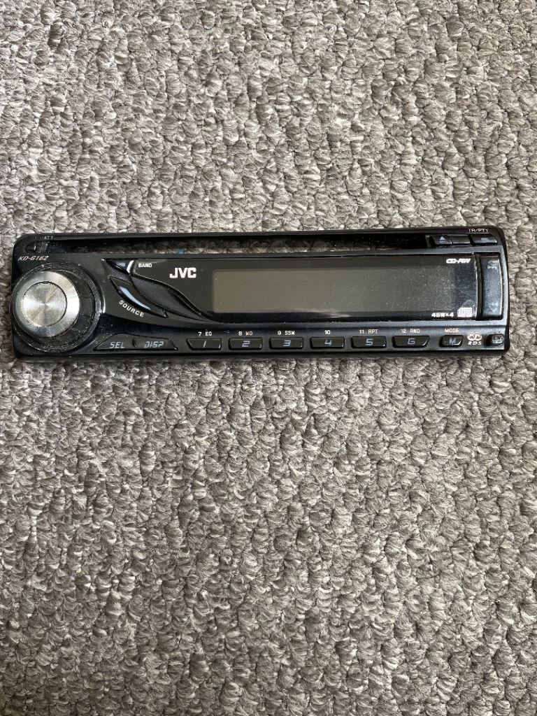 JVC car radio, can be removed when leaving the car.