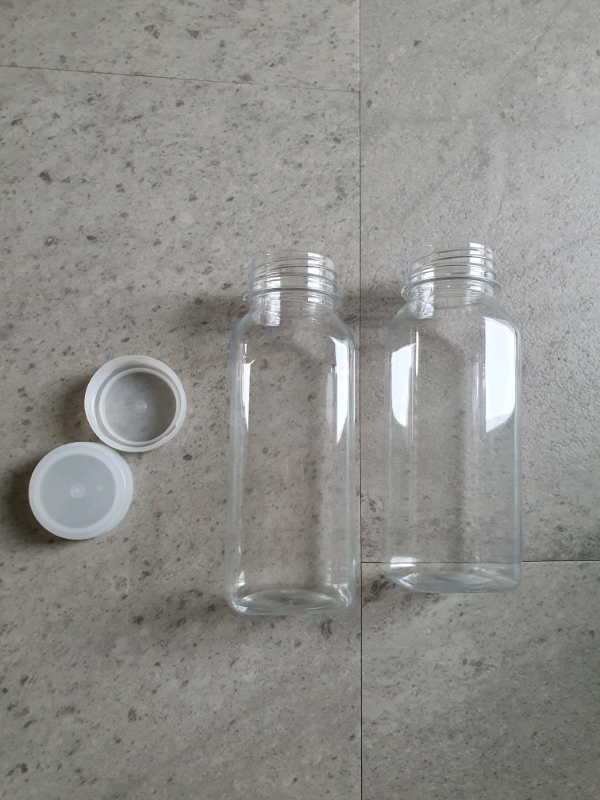 image for 100 x juice bottles 250ml each NEW & 2 free juice books