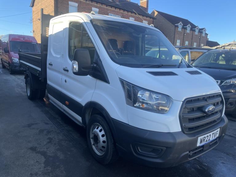 FORD TRANSIT 2.0 TDCI T350 LEADER DOUBLE CAB TIPPER EURO 6 2022