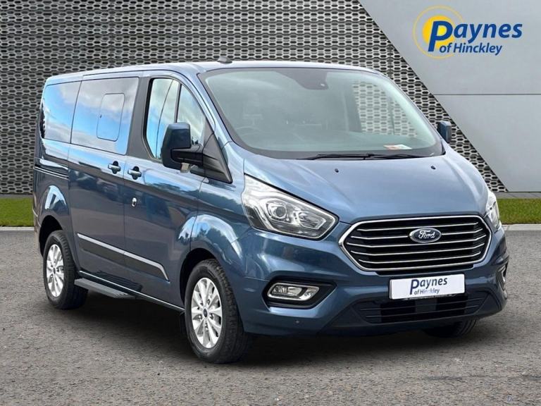 Ford Tourneo Custom 8 Seat 320S Zetec EcoBlue 2.0L 130PS AUTO L1 E6 Chrome Blue