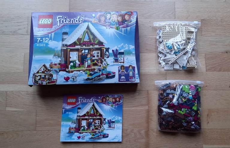 LEGO UK 41323 Snow Resort Chalet Retired Product - 100% Complete with box and mannual
