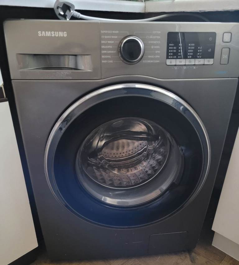 Samsung ecobubble 8 kg 1400 Spin Washing machine Graphite.