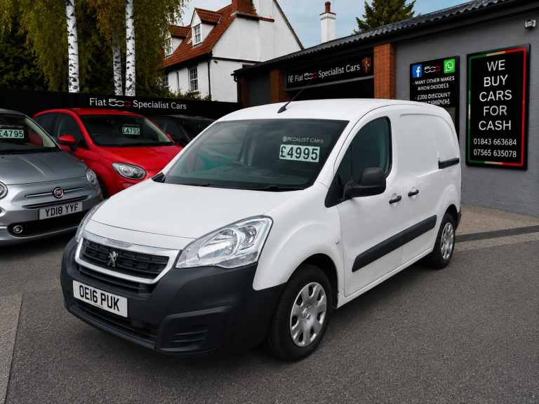 2016 Peugeot Partner 850 1.6 BlueHDi 100 Professional Van [non SS] PANEL VAN Diesel Manual