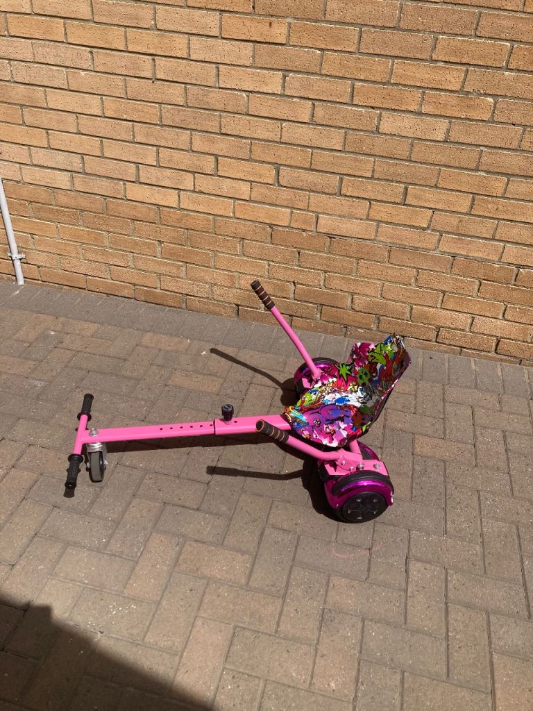 Hover board with go cart 
