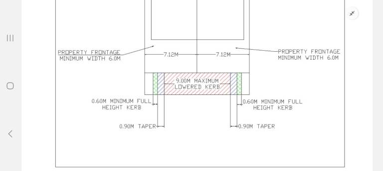 Planning permission, driveway, vehicle crossing, council application.