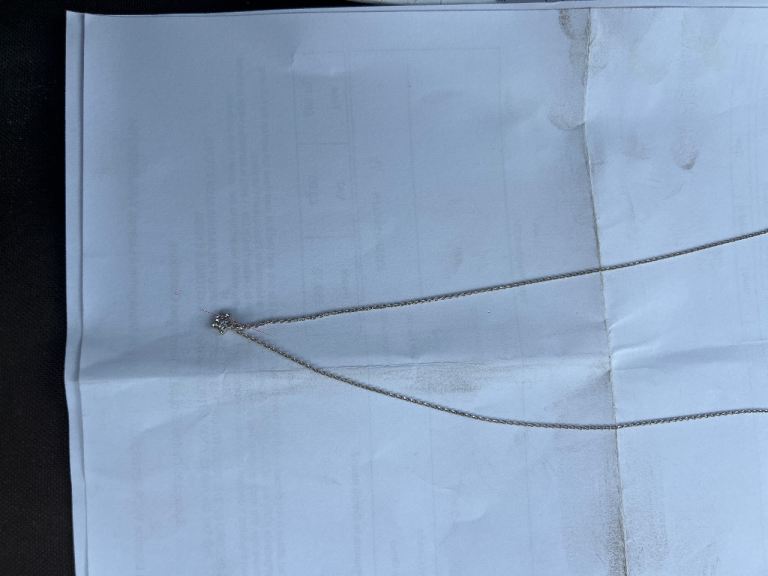 Silver plated necklace 