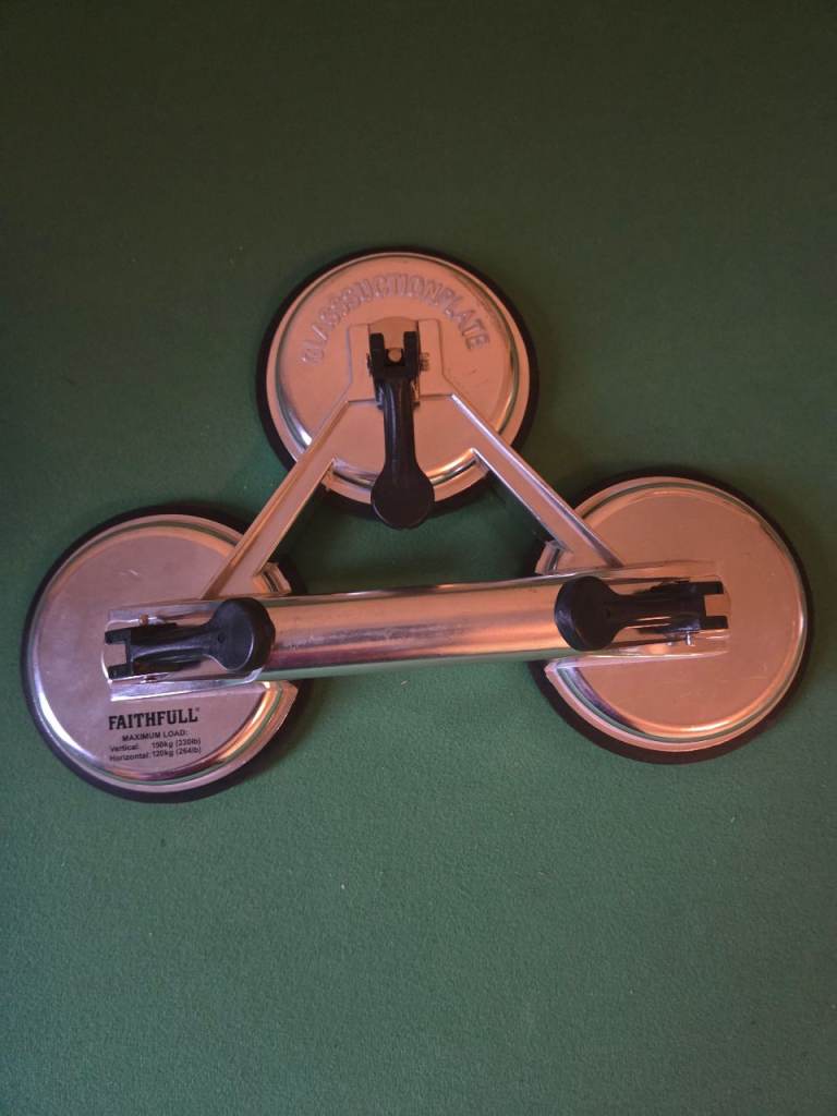 3 pad Aluminium Pro suction Lifter 