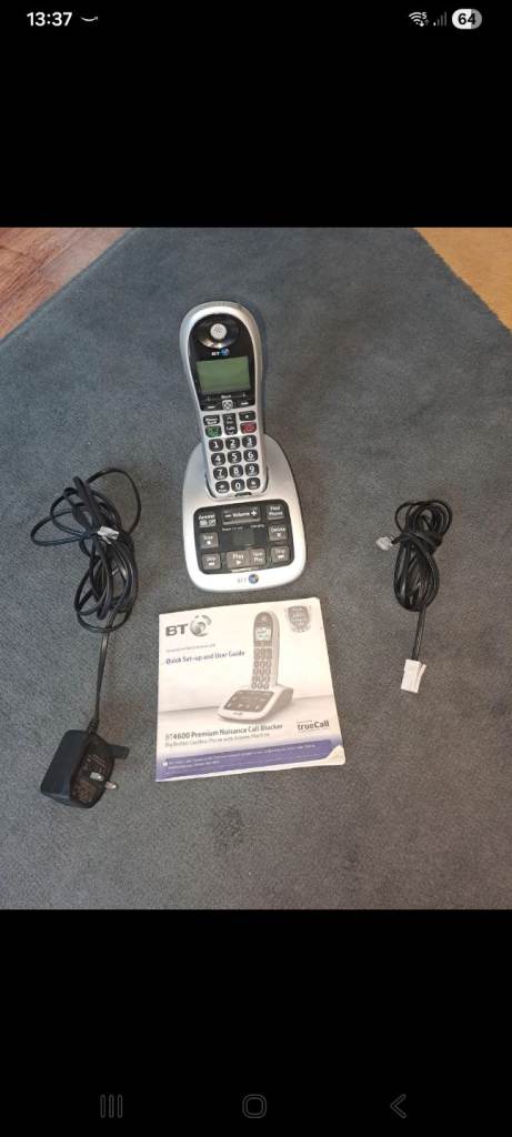BT Landline Phone with Answer Machine 