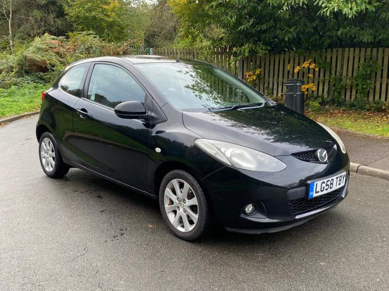 MAZDA 2 1.3 TS2 3DR – BLACK – LONG MOT – A/C - ULEZ/CAZ FREE!!