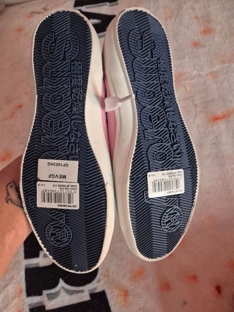 Superdry pink low pro sneakers