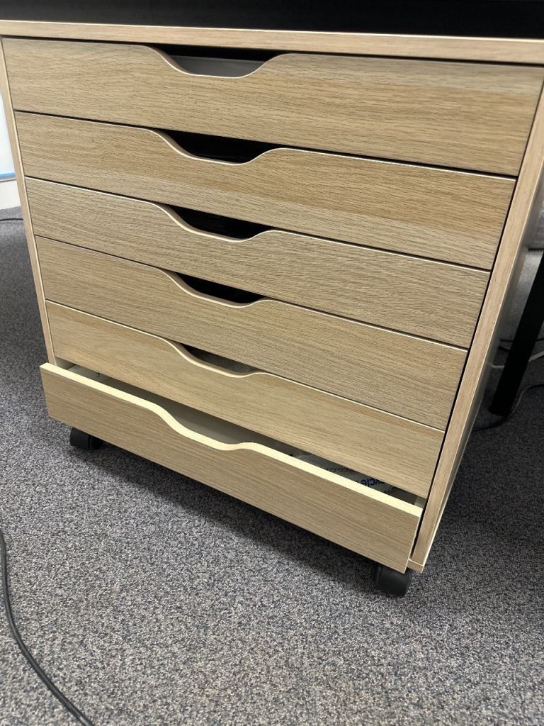 IKEA Alex 6 drawers storage unit home or office 