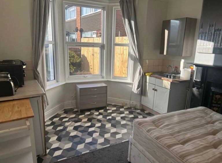 Ground floor bedsit exeter