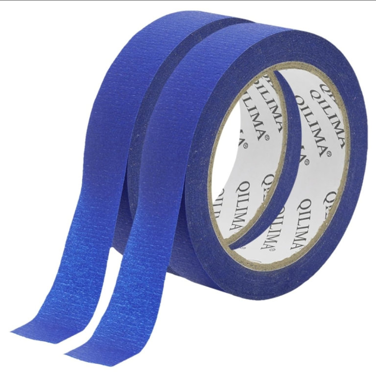2 Rolls Blue Painter's Tape 24 mm x 50 m Premium Crepe Paper Masking Tape
