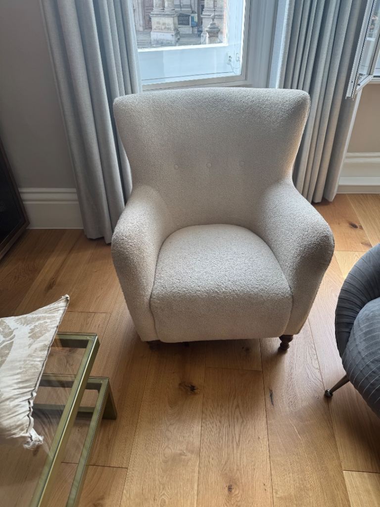 Boucle armchair
