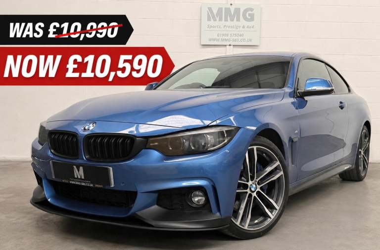 2018 BMW 4 Series 2.0 420d M Sport Auto Euro 6 (s/s) 2dr COUPE Diesel Automatic
