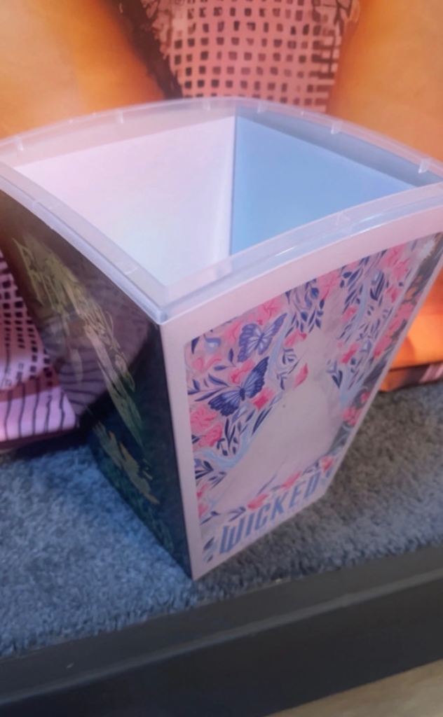 Wicked for good: light up popcorn bucket