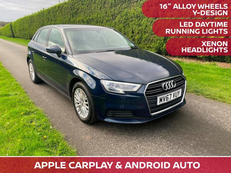 2017 Audi A3 1.6 TDI 116 SE Technik 5dr HATCHBACK Diesel Manual