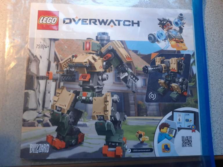 Lego Overwatch Job Lot. Lego Bastion Set 75974 + FREE Tracer Vs. Widow Maker Set 75970