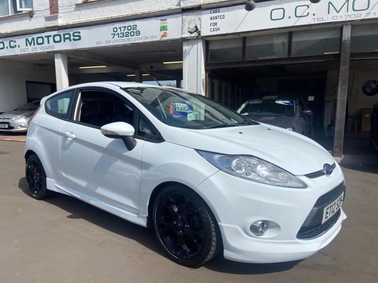 2012 Ford Fiesta 1.6 Zetec-S LTD Edition METAL, Frozen White Black Leather