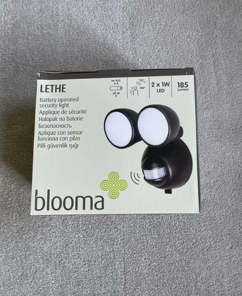 Blooma Lethe Battery Operated Security Light with Motion Sensor