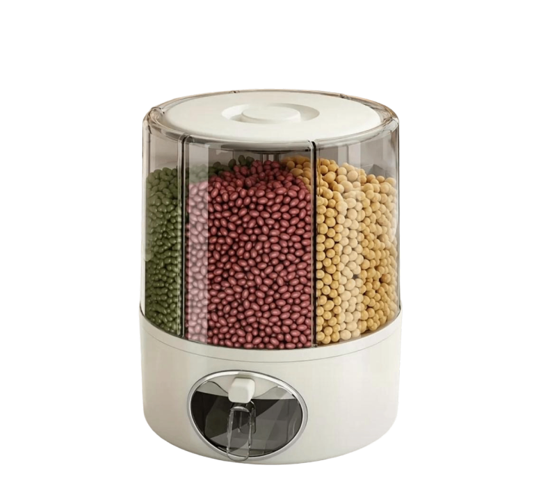 Multipurpose Grain Dry Food Storage Container Dispenser