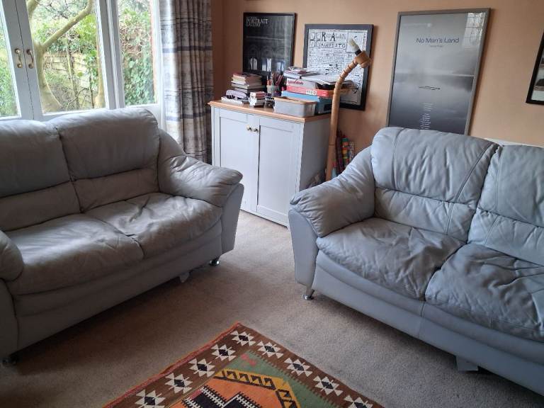 FREE 2 leather sofas