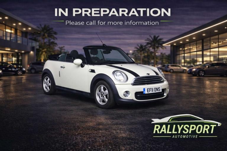 2011 MINI Convertible 2.0 Cooper D 2dr Auto CONVERTIBLE DIESEL Automatic