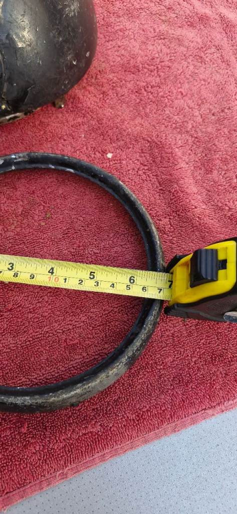 Vintage car Black Metal Lamp Head - Spares or Repair