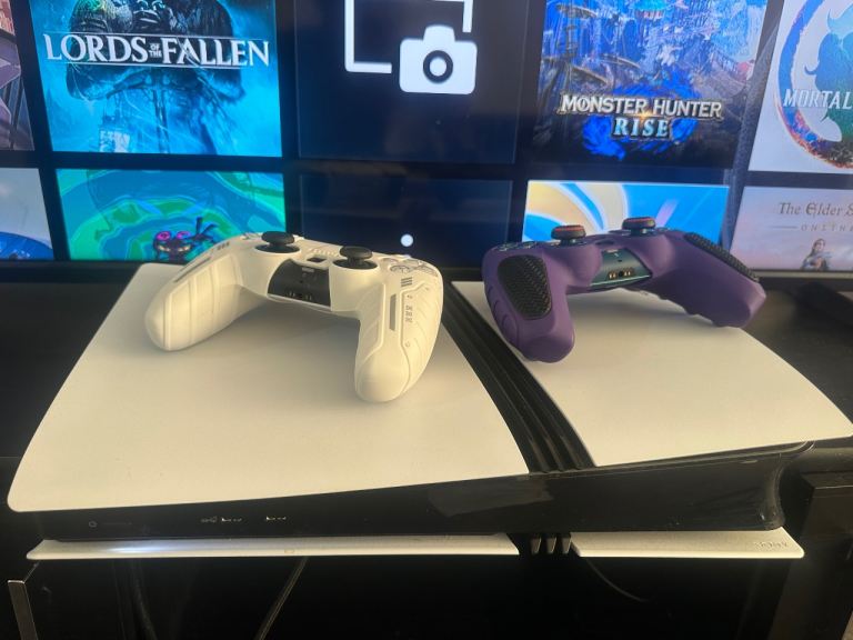 Sony PlayStation 5 pro Console(2 terabyte) with Two Controllers – Good Condition