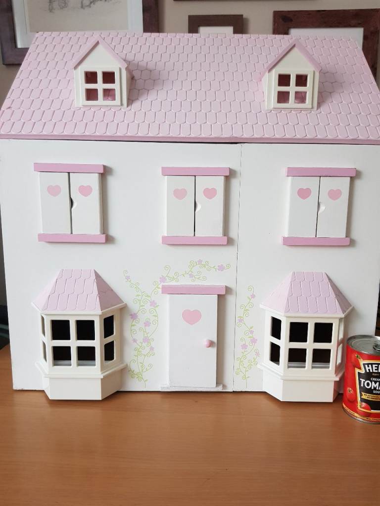 large wooden dolls house,24" x 24" x 19"
