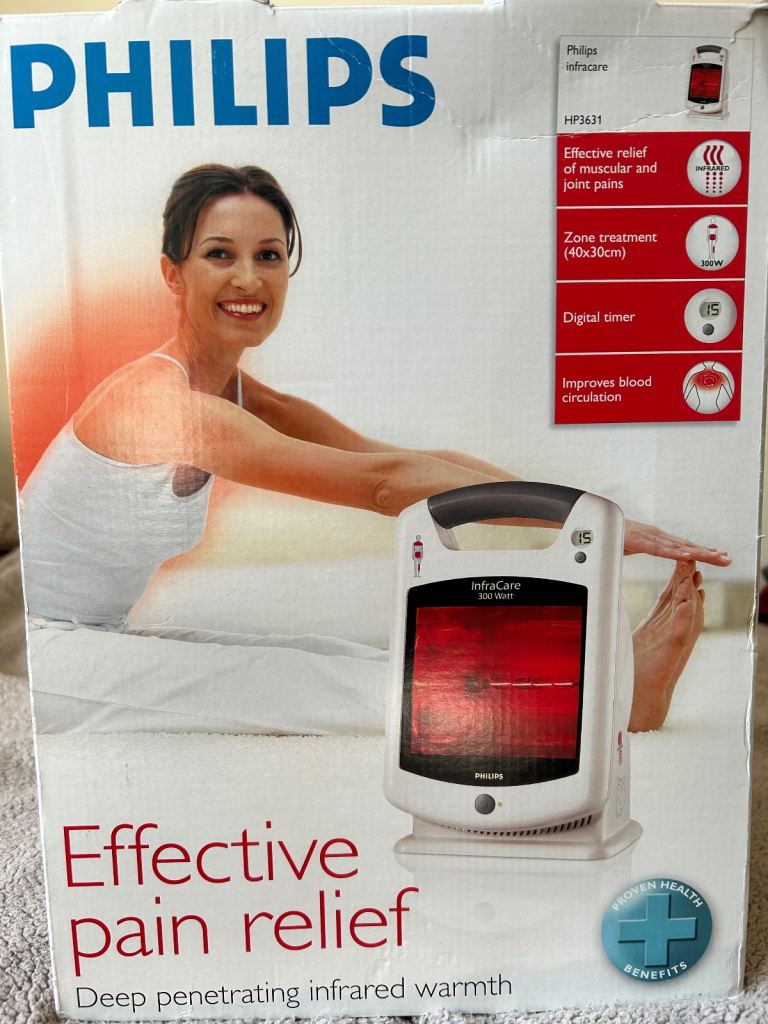  Philips Infracare pain relief infrared lamp