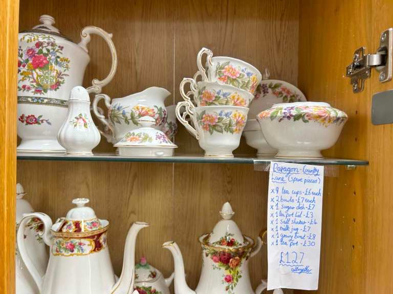 Paragon "Country Lane" China Tea Set Pieces - Good Condition