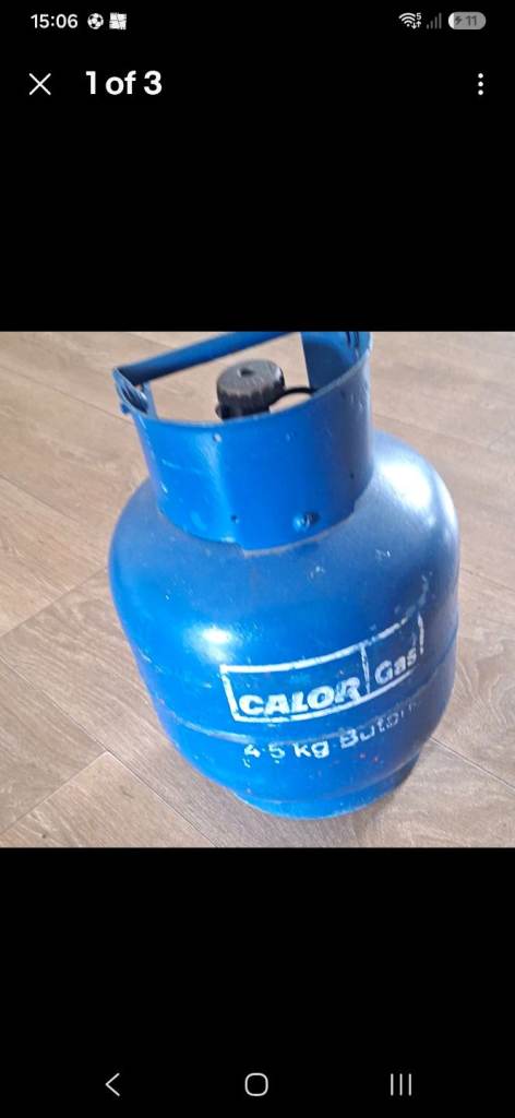 Empty 4.5kg Calor bottle