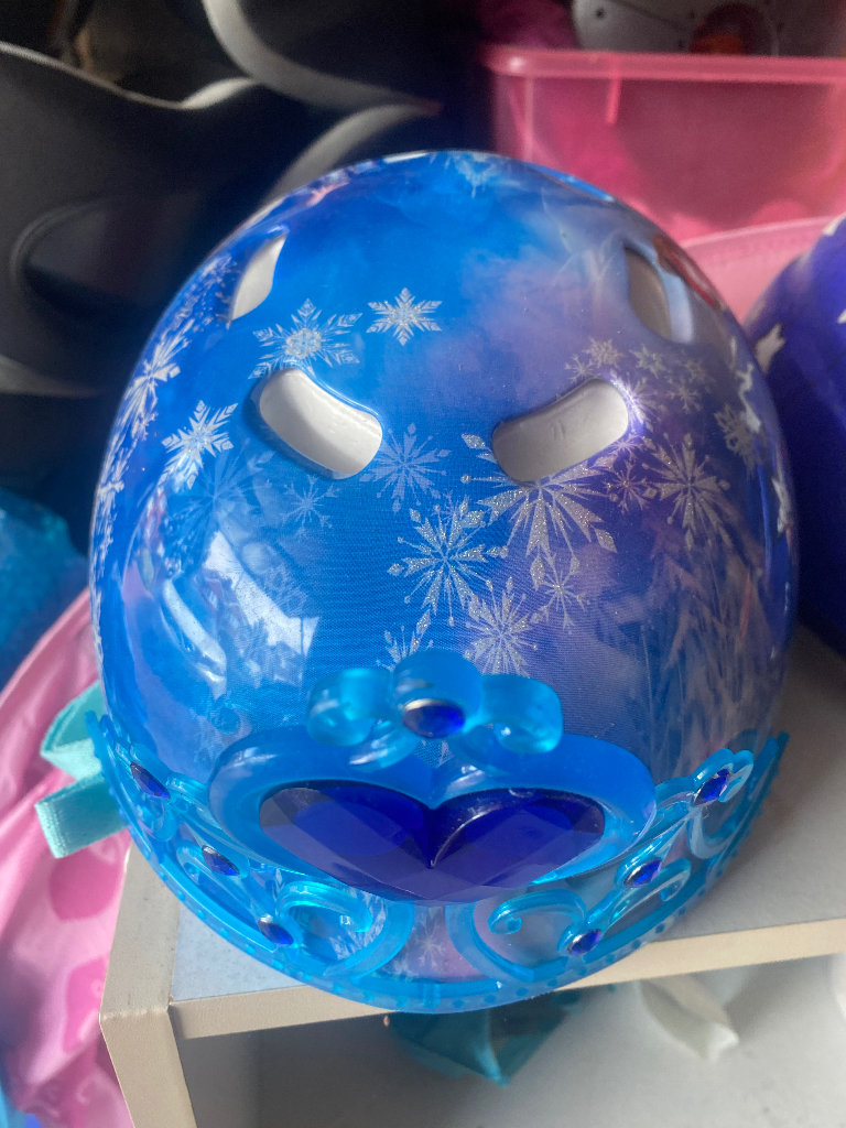 Frozen themed bike helmet.  Brand new. £4