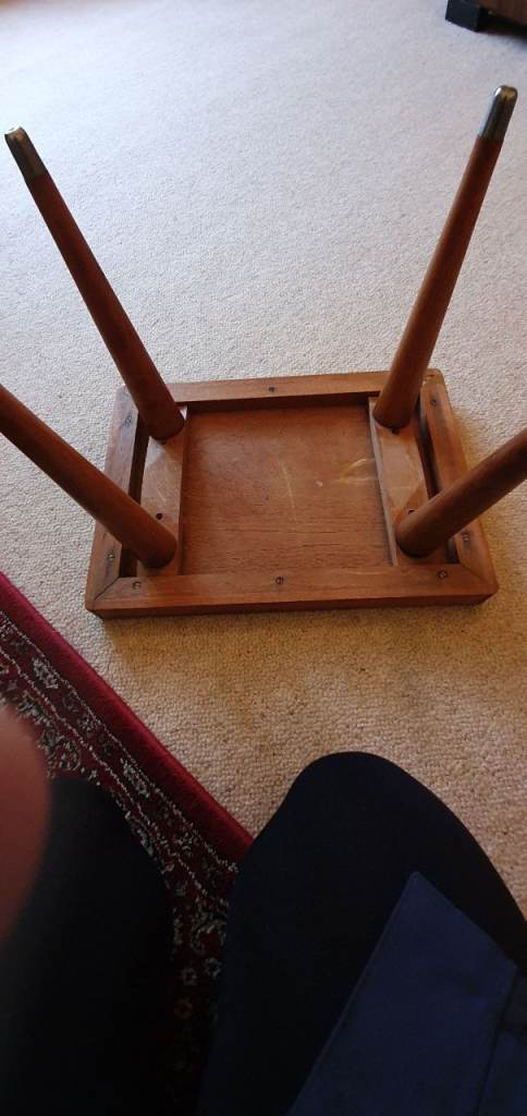 Small wood chinese carved table.